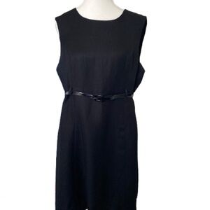 The Limited Elegant Black Sleeveless Mini Dress